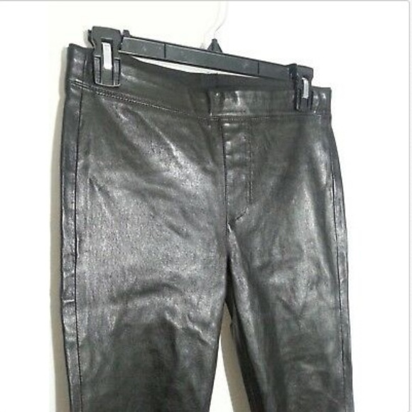 Helmut Lang Stretch Lambskin Leather Leggings sz 6 - Picture 7 of 8